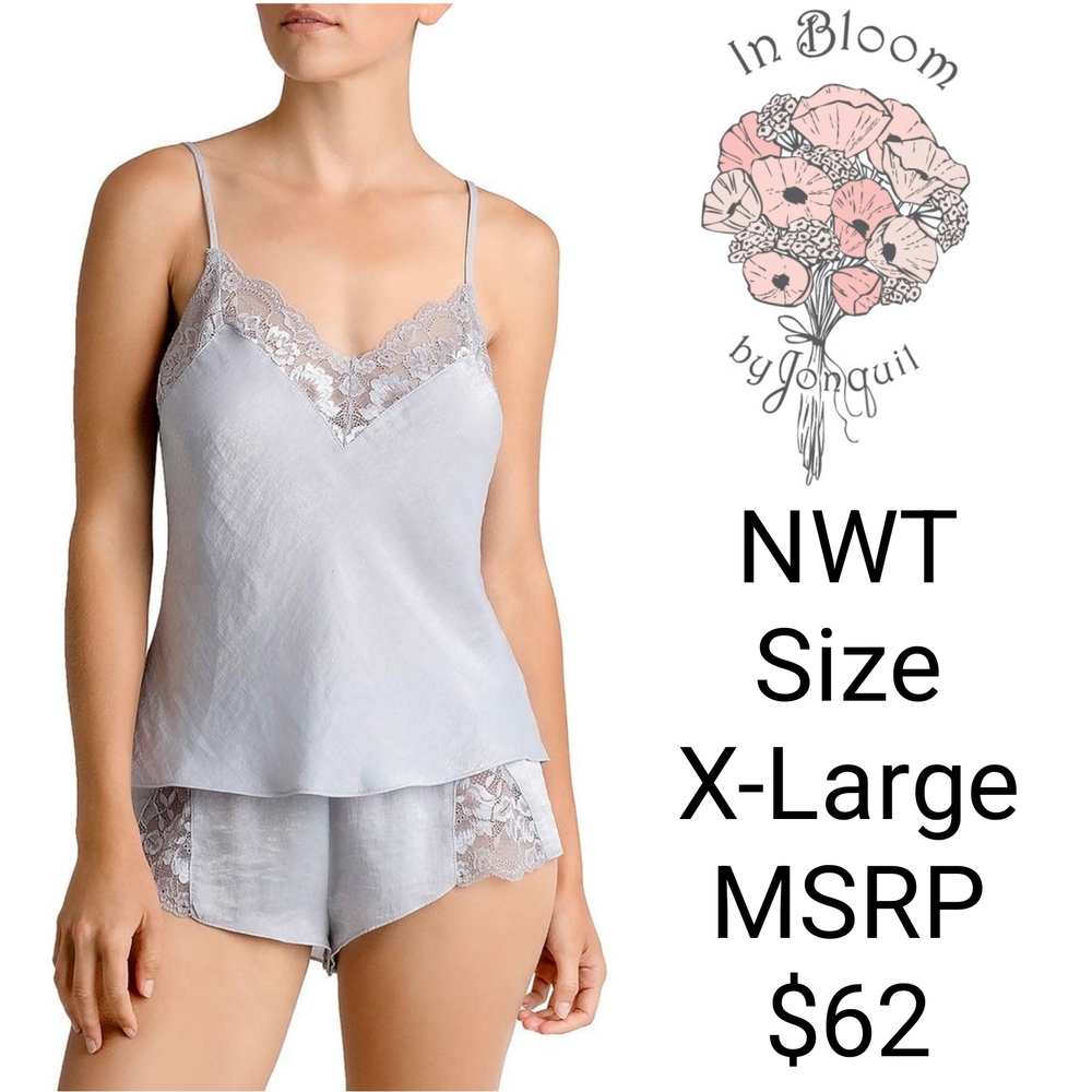 NWT In Bloom by Jonquil
Crochet Trim Lace Short Set